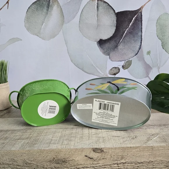 Metal Planters Set - Picture 6 of 13